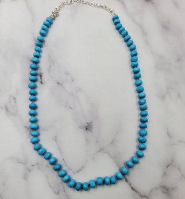 Sinead Cleary SC1279 8mm Turquoise Beaded Necklace