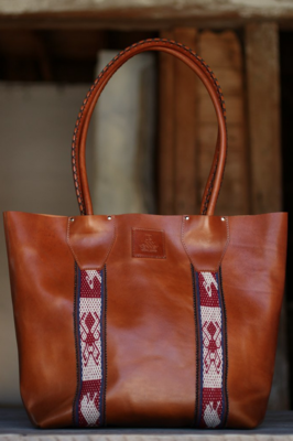 Linny Kenney One With Nature Peru Tote in Italian Vachetta Leather