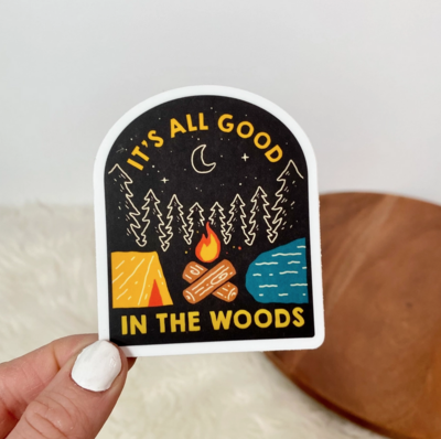 Big Moods It's All Good In The Woods Sticker BM7