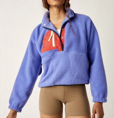Free People Hit The Slopes Colorblock Pullover