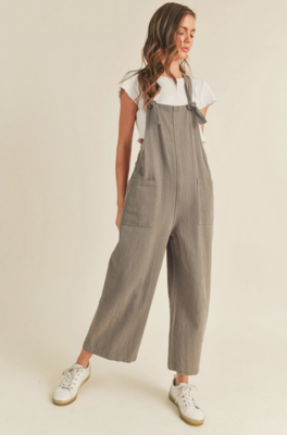Miou Muse Washed Cotton Jumpsuit