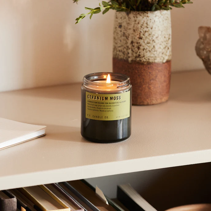 P.F. Candle Co. Geranium Moss 7.2 oz Alchemy Soy Candle