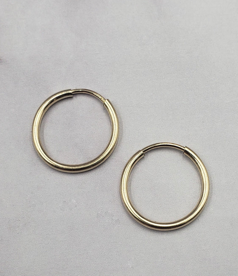 Sinead Cleary SC1388 Gold Filled Endless Hoops 