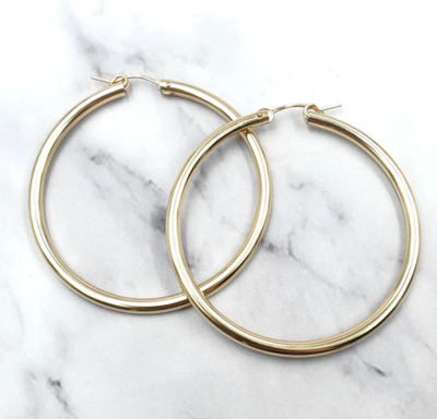 Sinead Cleary Gold Filled La Serva Hoops SC1400