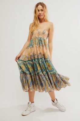 Free People Super Thrills Convertible Maxi Skirt