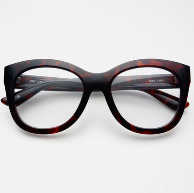 Freyrs Eyewear Nolita Blue Light Blocking Glasses in Tortoise/Grey FR7