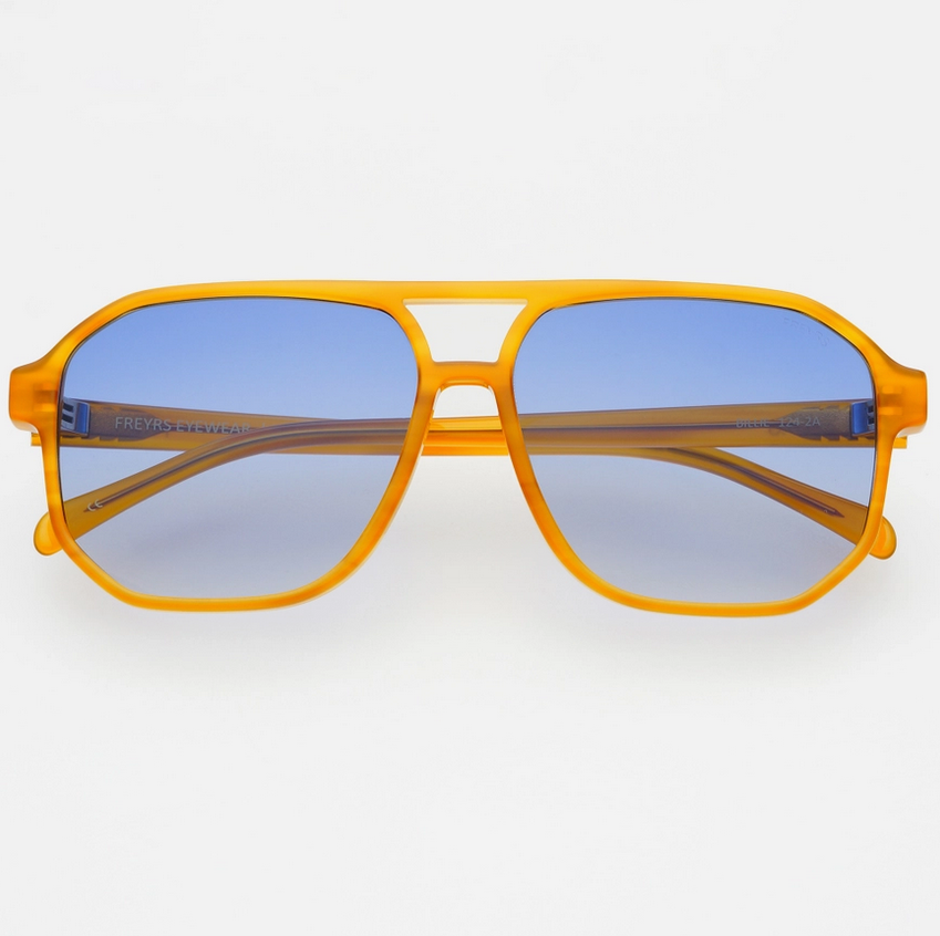 Freyrs Eyewear Billie Aviator Sunglasses in Light Brown FR4