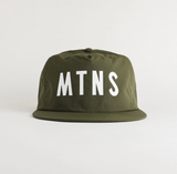 Endless August Supply Co MTNS Recycled Nylon Quick Dry Hat in Moss