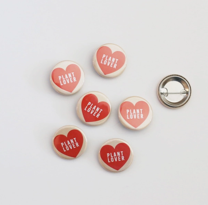 Plant Lover Button HP12