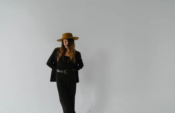 Gigi Pip Linden Boater Hat