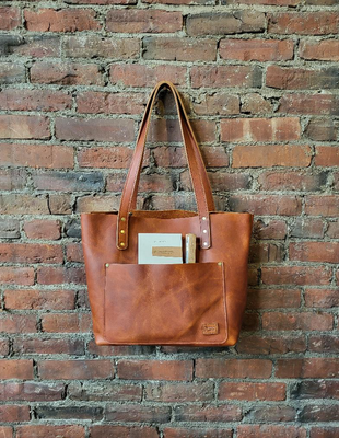 Kingdom Leather Large Tote Bag in Copperhead