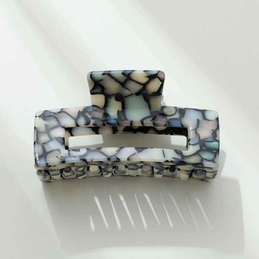 Adorro Mystic Moon Small Rectangle Hair Clip AD49