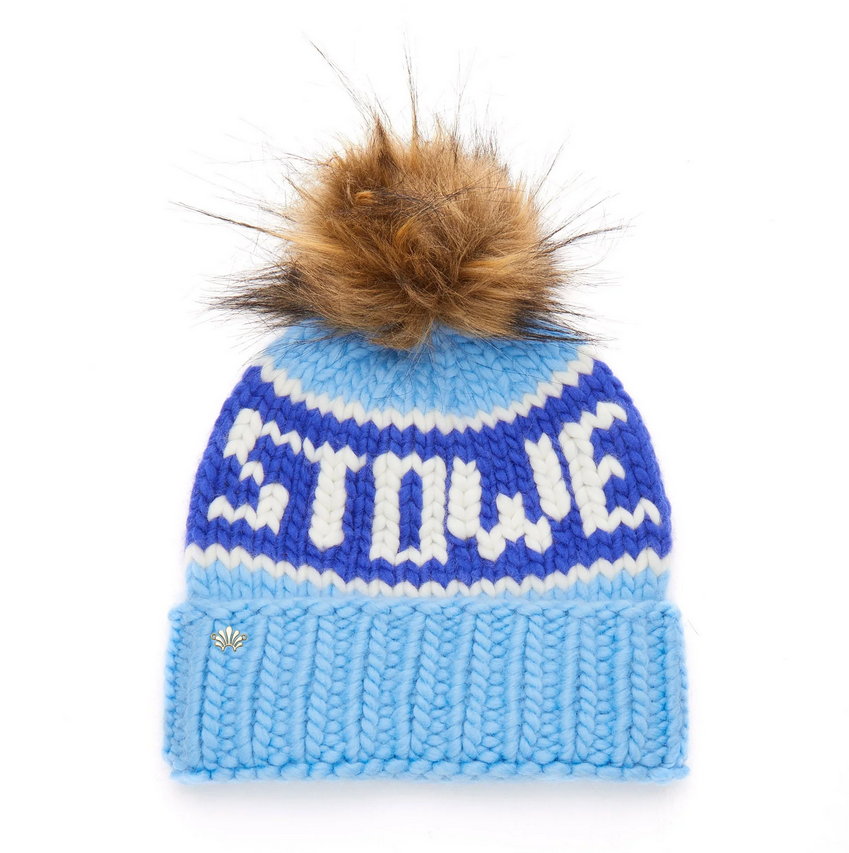 Lele Sadoughi Glacier Blue Stowe Beanie