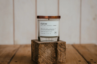 River &amp; Stone Candle Co. Alpine Soy Candle RS11