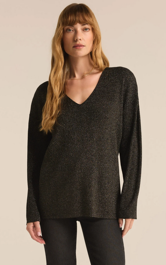 Z Supply Goldie V-Neck Sweater