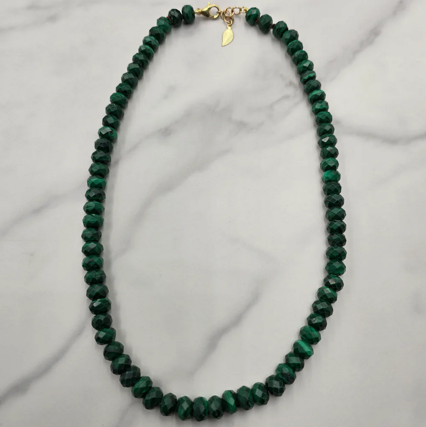 Sinead Cleary SC1571 Malachite Beaded Necklace