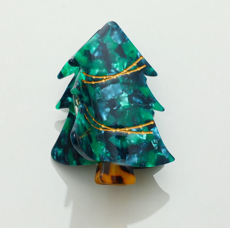 Adorro Christmas Tree Claw Clip AD59