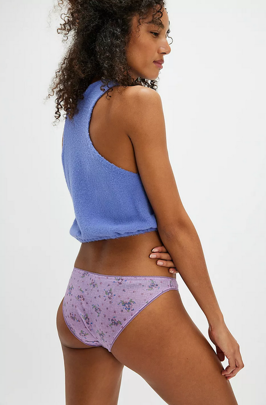 Free People Printed Pointelle Bikini
