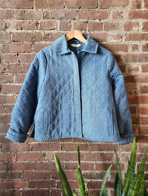 Lanhtropy Balmoral Denim Quilted Jacket (Two Colors)