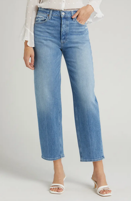 Paige Alexis High Rise Ankle Barrel Leg Jean