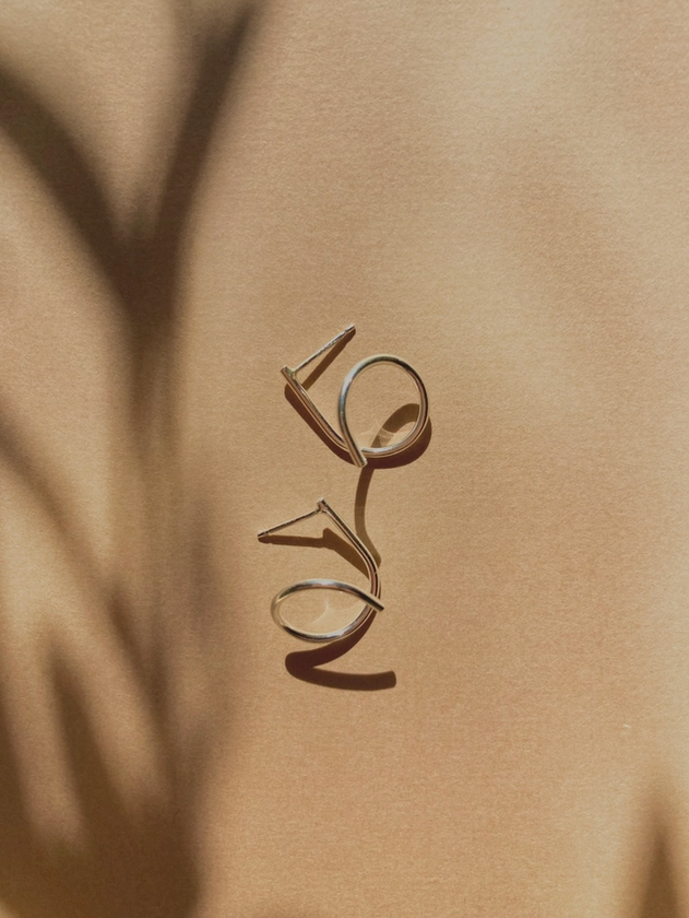 Telle of the Hills Sterling Silver Wisp Stud Earring TH6