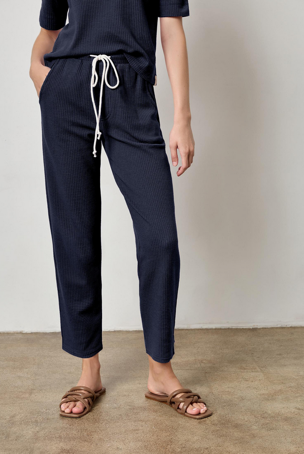 Lilla P Drawcord Waffle Pant