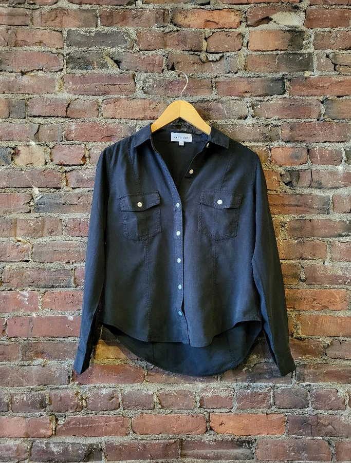 Bella Dahl Long Sleeve Seamed Shirt