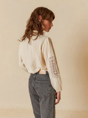 Indi &amp; Cold Shirt with Lace Details 