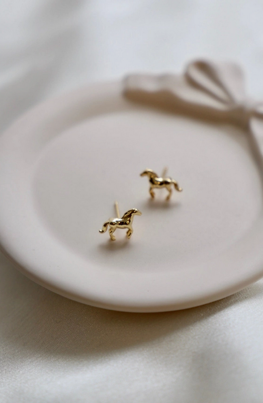 Katie Waltman Jewelry Mini Horse Studs KW43