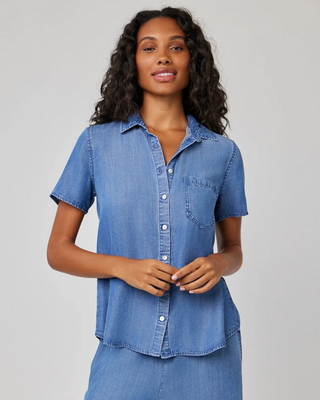 Bella Dahl Short Sleeve Pocket Button Down