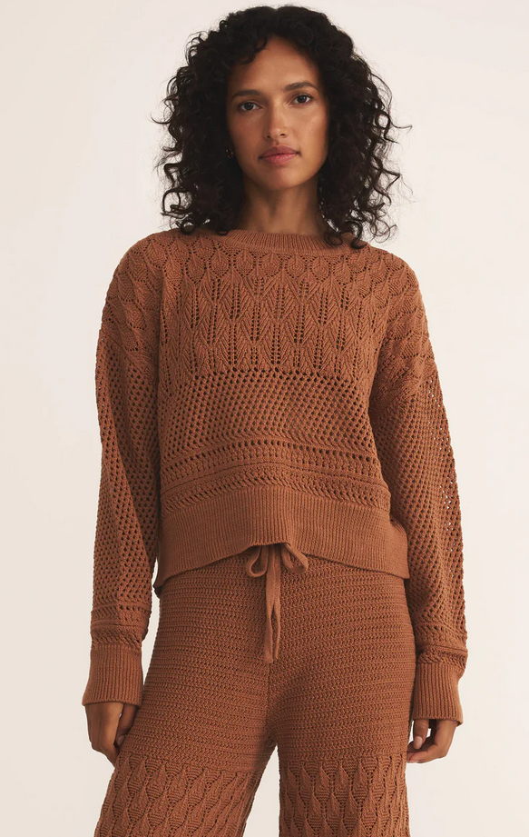 Z Supply Rue Crochet Sweater
