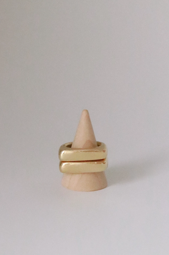 Goldie Jewelry Fields Ring Brass Size 8 GJ43