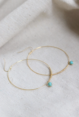 Goldie Jewelry Laguna Hoops GJ37