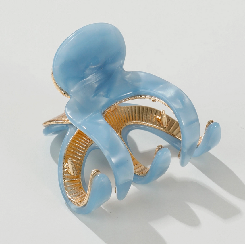 Adorro Jade Coastal Clip in Blue AD77
