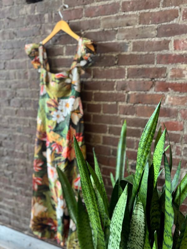Farm Rio Botanical Forest Maxi Dress