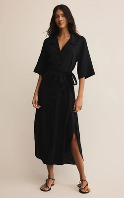 Z Supply Brise Linen Midi Dress