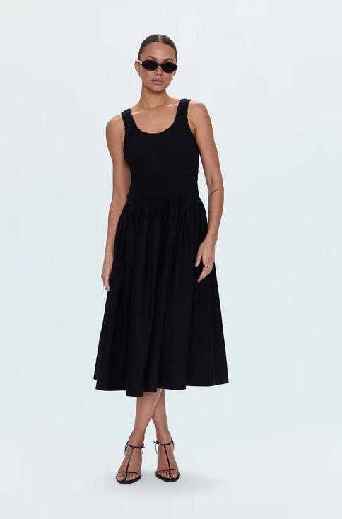 Pistola Alessia Dress in Noir