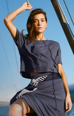 Z Supply Sway Textured Cropped Tee (Two Colors)