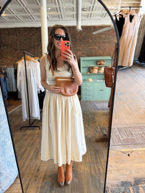 Pistola Alessia Dress in Shell