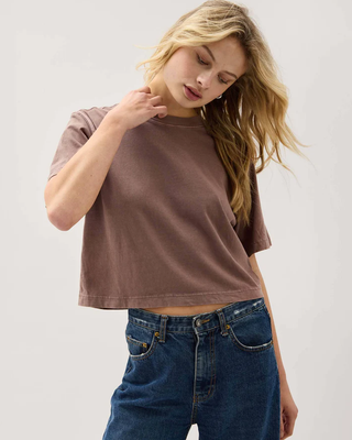 Richer Poorer Relaxed Crop Tee (Multiple Colors)
