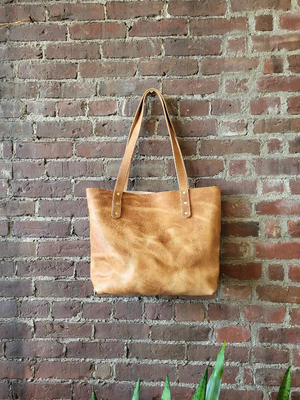 Kingdom Leather Horween Large Tote Bag in Natural