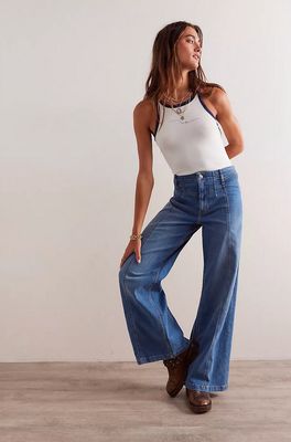 Free People Libre Wide Leg Jeans