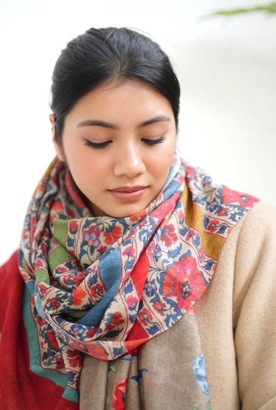 Dolma Kashmir Wool Scarf