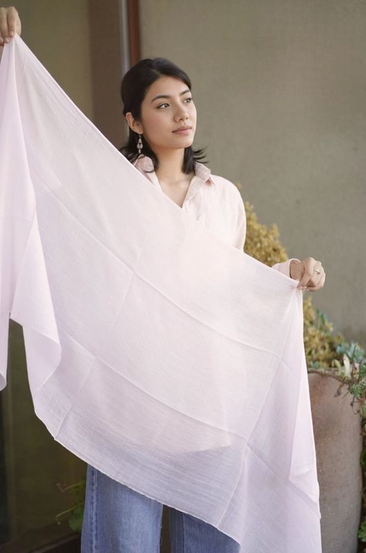 Dolma Diamond Weave Cashmere Featherweight Wrap