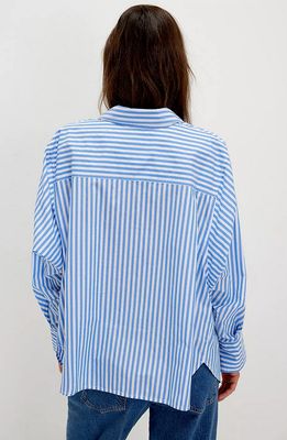 Free People Sabine Tailored Stripe Shirt