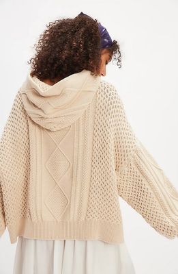 Free People Explorer Cable Hoodie