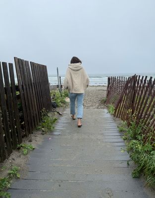Free People Explorer Cable Hoodie