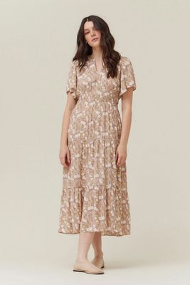 Grade &amp; Gather Printed Midi Dress