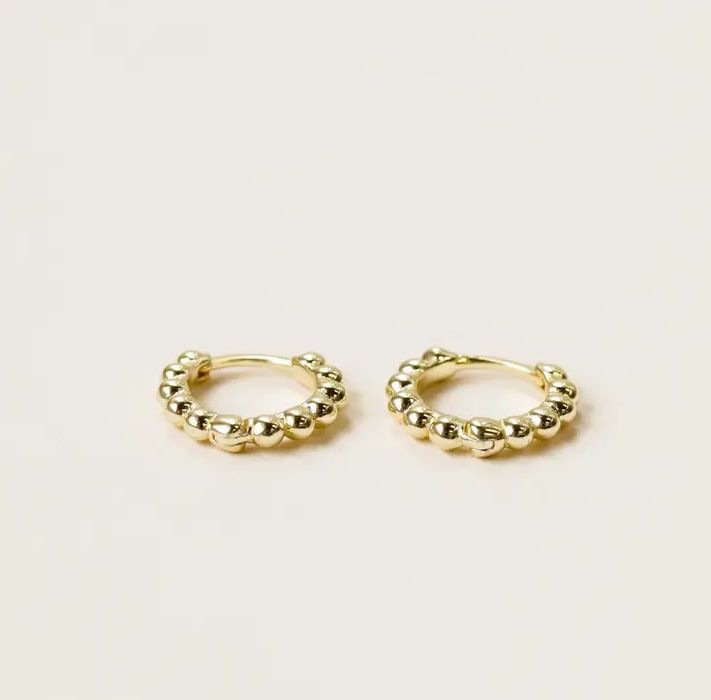 Jax Kelly Ball Hoop Small Earrings JX24