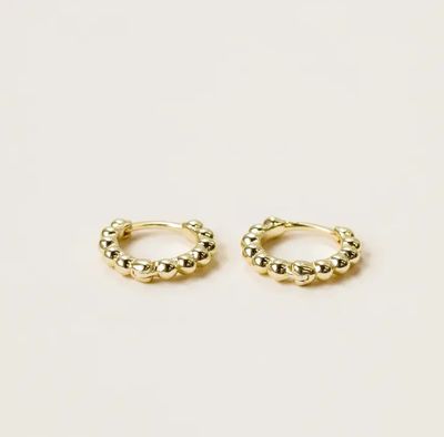 Jax Kelly Ball Hoop Small Earrings JX24